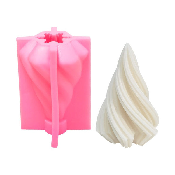Spiral Swirl Candle Silicone Mold Mould Candle Epoxy Resin Soap