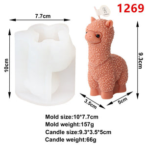 Alpaca Llama Silicone Mold Mould For Candle Epoxy Resin Soap Making