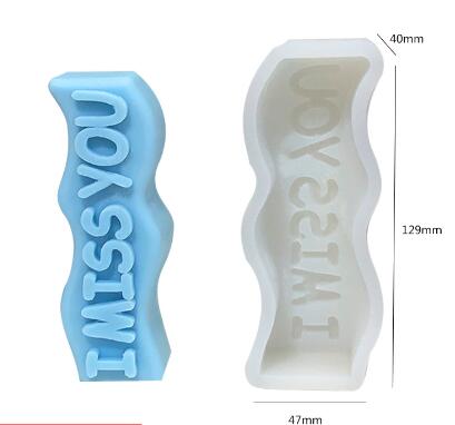 Miss Love Like You Dear Baby Silicone Mold Mould Candle Epoxy Resin Soap