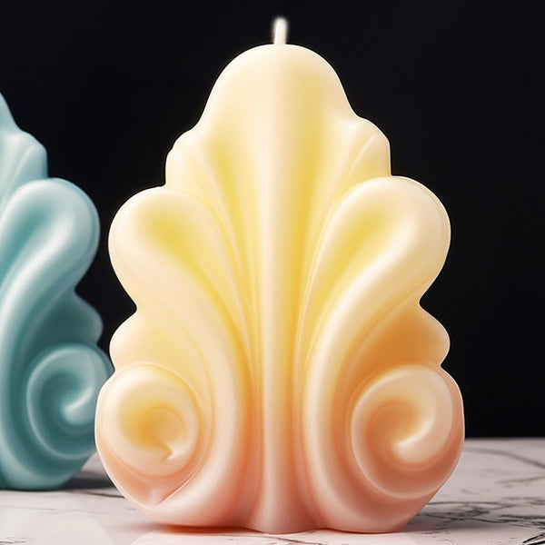 Wavy Shell Silicone Mold Mould Candle Epoxy Resin Soap 5 Designs