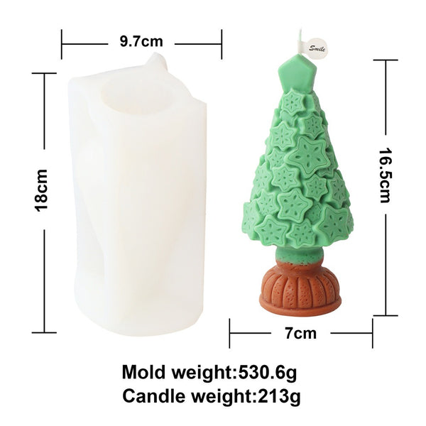 Christmas Tree Santa Claus Present Mold Mould Candle Epoxy Resin Soap Making