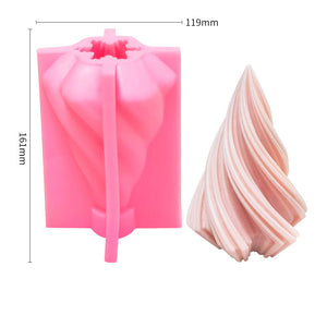 Spiral Swirl Candle Silicone Mold Mould Candle Epoxy Resin Soap