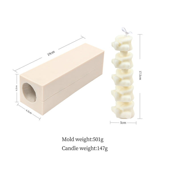 Spine Vertebrae Silicone Mold Mould Candle Epoxy Resin Soap 10cm 19cm