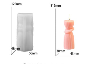 Rope Knot Pillar Column Silicone Mold Mould Candle Epoxy Resin Soap 12cm 15 cm
