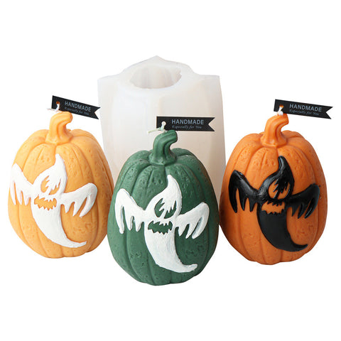 Halloween Ghost Pumpkin Mold Mould For Candle Epoxy Resin Soap Making