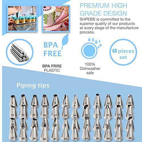 220 Pce Piping Icing Nozzles Tips Bags Turntable Scrapers Cake Cupcake Decorating