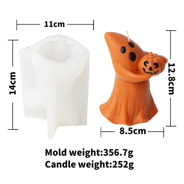 Halloween Ghost Ghoul Silicone Mold Mould Candle Epoxy Resin Soap