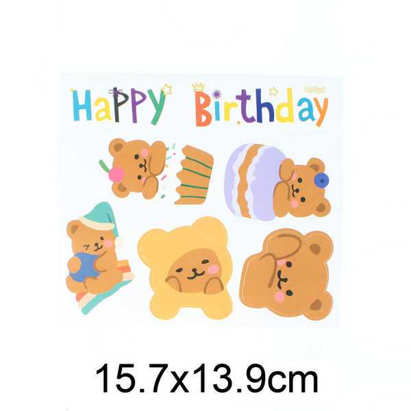 Cupcake Cake Toppers Decoration Birthday Boy Girl Bear Frog Lion Unicorn Animals
