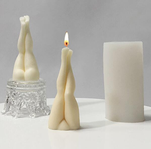 Womens Legs Thighs Silicone Mold Mould Candle Epoxy Resin Soap 11cm