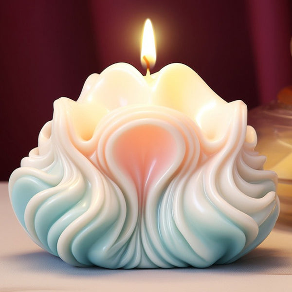 Wavy Shell Silicone Mold Mould Candle Epoxy Resin Soap 5 Designs