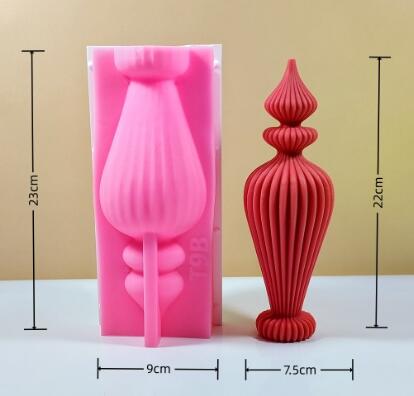 Irregular Texture Column Silicone Mold Mould Candle Epoxy Resin Soap
