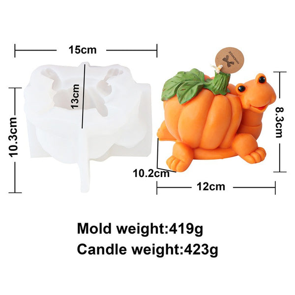 Halloween Pumpkin Ghost Witch Fox Owl Silicone Mold Mould Candle Epoxy Resin Soap