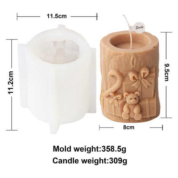 Santa Gingerbread Man Snowman Deer Head Mold Mould Candle Epoxy Resin Soap Making