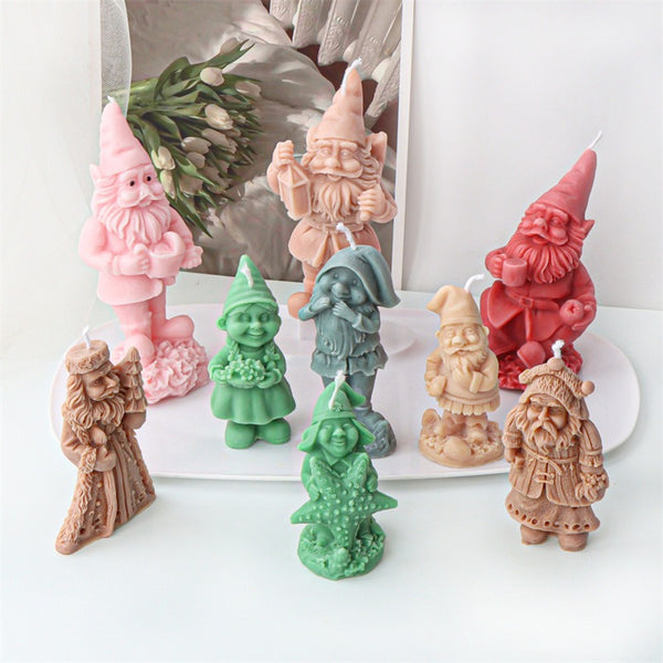 Dwarf Dwarves Silicone Mold Mould Candle Epoxy Resin Soap