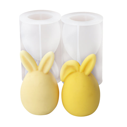 Easter Egg Bunny Silicone Mold Mould Candle Epoxy Resin Soap