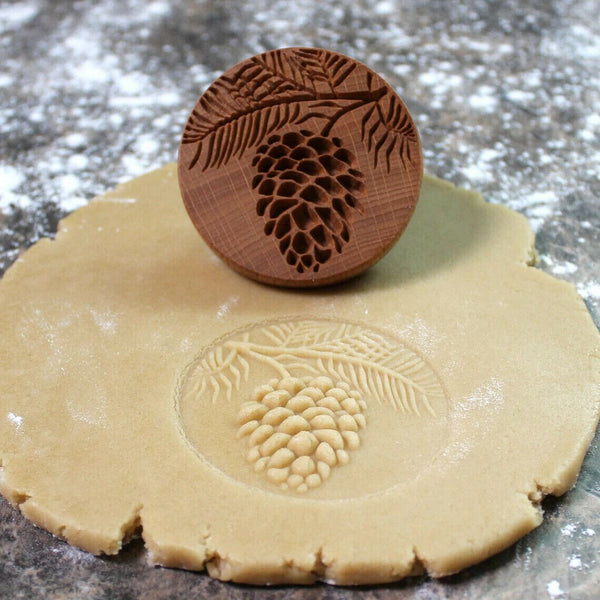 Beechwood Wooden Paw Print Bee Turtle Tree Biscuit Cookie Embossing Stamp Mold