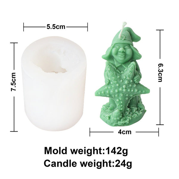 Dwarf Dwarves Silicone Mold Mould Candle Epoxy Resin Soap