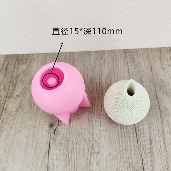 Textured Water Drop Vase Silicone Mold Mould Candle Epoxy Resin Soap