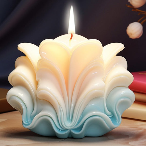 Wavy Shell Silicone Mold Mould Candle Epoxy Resin Soap 5 Designs
