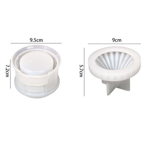 Chinese Temple Building Silicone Mold For Candle Epoxy Resin Soap Making