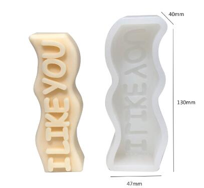 Miss Love Like You Dear Baby Silicone Mold Mould Candle Epoxy Resin Soap