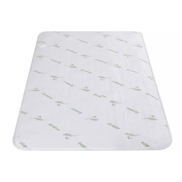 Giselle Fitted Electric Heated Blanket 9 Level LED Timer Bamboo Fabric Washable Single