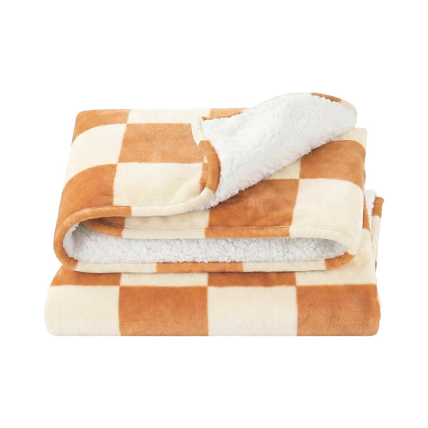 Giselle Electric Heated Fleece Sherpa Throw Rug Blanket Washable Timer Check