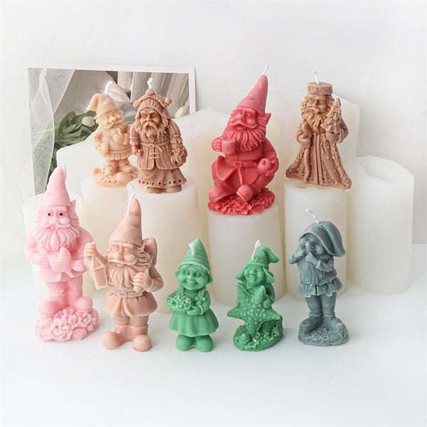 Dwarf Dwarves Silicone Mold Mould Candle Epoxy Resin Soap