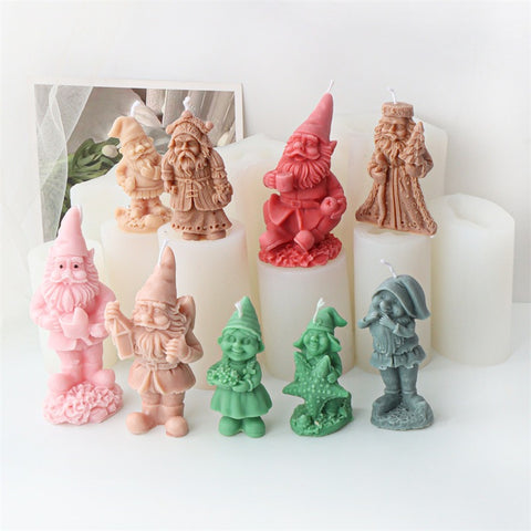 Dwarf Dwarves Silicone Mold Mould Candle Epoxy Resin Soap