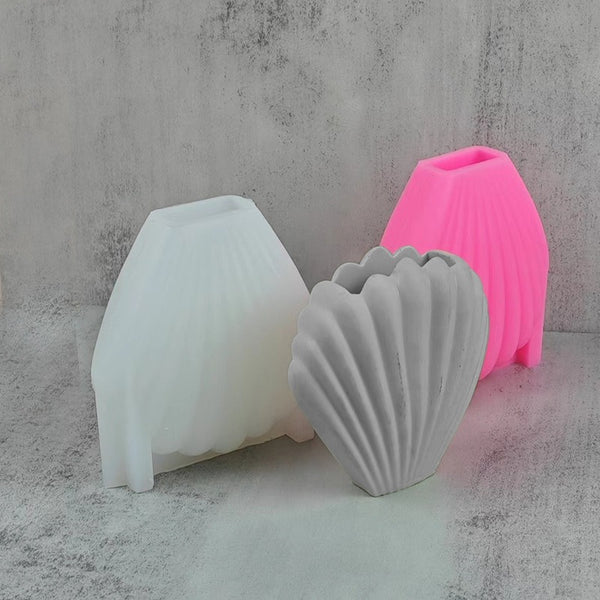 Shell Vase Silicone Mold Mould Candle Epoxy Resin Soap