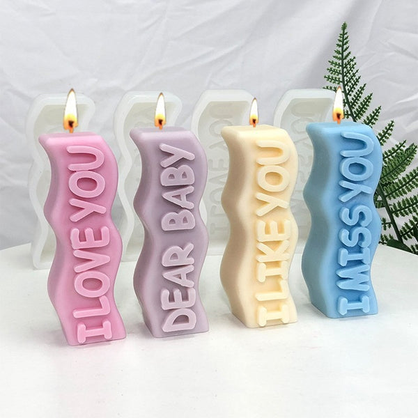 Miss Love Like You Dear Baby Silicone Mold Mould Candle Epoxy Resin Soap