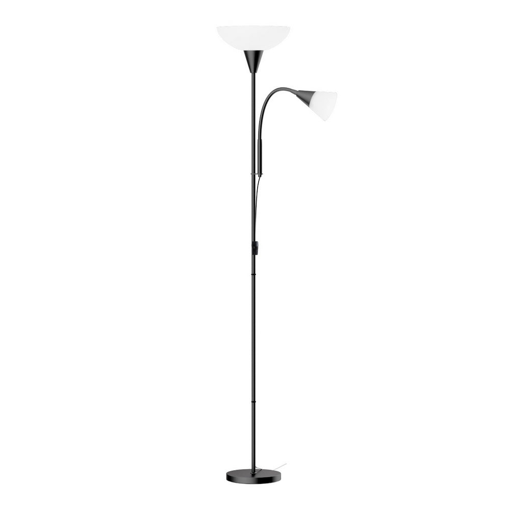 Artiss Floor Lamp Light Mother and Child Modern Living Room Office Reading Black