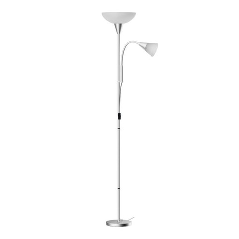 Artiss Floor Lamp Light Mother and Child Modern Living Room Office Reading Silver