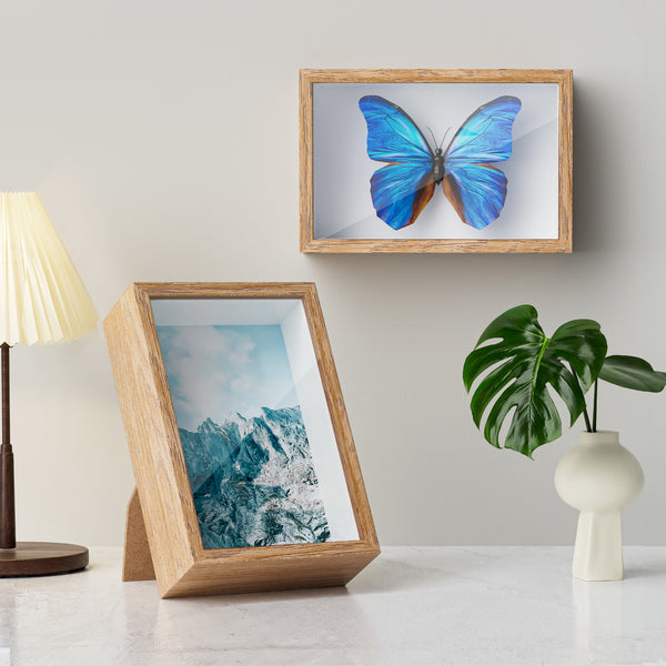 Artiss 3 Pce Photo Picture Collage Frame Set 3D Brown
