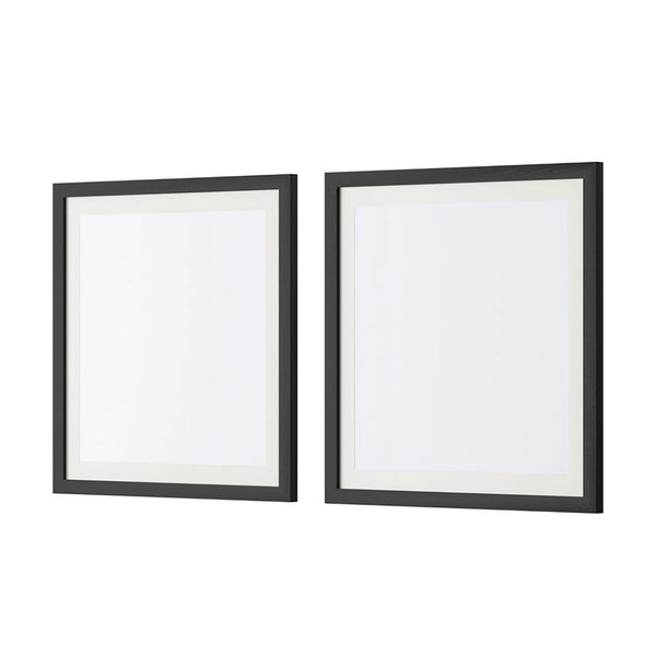 Artiss 2 Piece Photo Picture Collage Frame Set Black 16 x 16in