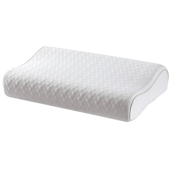 Giselle Bedding Memory Foam Contour Neck Pillow Dual Height Side Back Sleeper