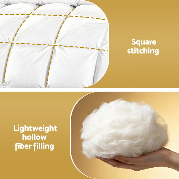 Giselle Bedding 400GSM Microfibre Quilt Doona Duvet Queen