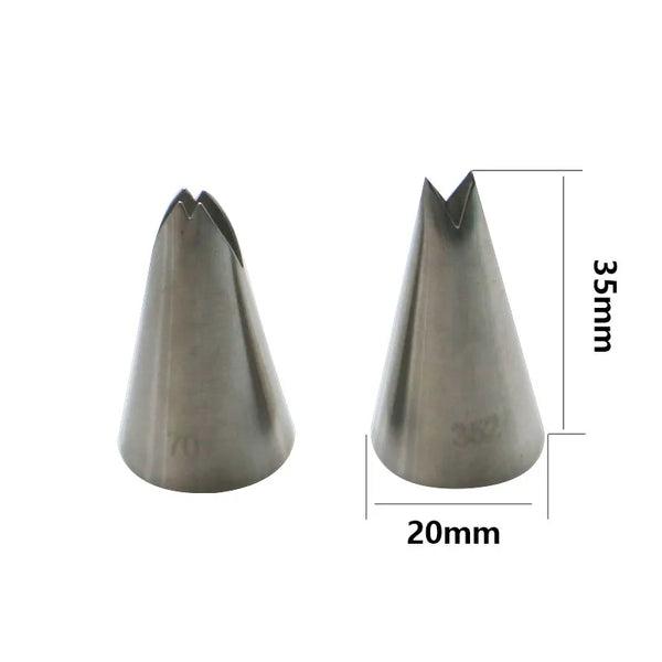 7/9/11/22 Pce Russian Stainless Steel Icing Fondant Piping Nozzles Tips Cake Decoration