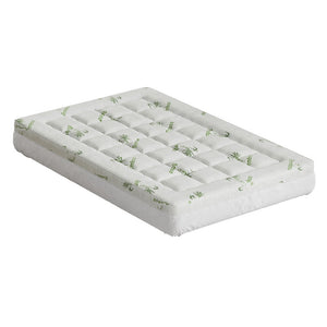 Giselle Bedding Microfibre Mattress Topper Pillowtop Bamboo 7.5cm King Single