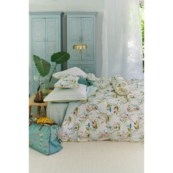 PIP Studio Singerie White Cotton Quilt Doona Duvet Cover Set Double