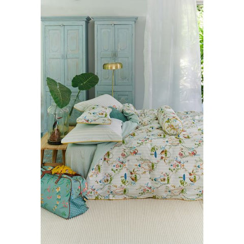 PIP Studio Singerie White Cotton Quilt Doona Duvet Cover Set Double