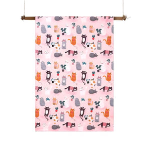 Happy Kids Miaow Cats Glow in the Dark Quilt Doona Duvet Cover Set Double