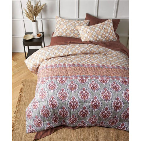 The Big Sleep Pippa Printed Microfibre Bedspread Comforter Coverlet King