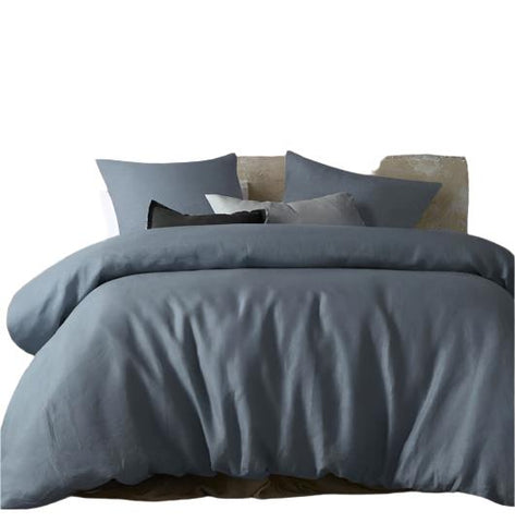 Vintage Design Homewares Eucalyptus Hemp Quilt Doona Duvet Cover Queen