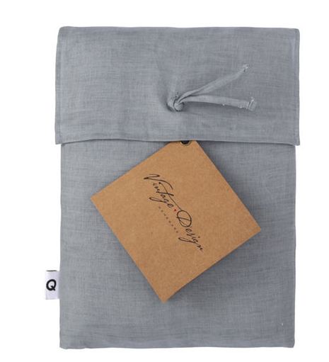Vintage Design Homewares Eucalyptus Hemp Quilt Doona Duvet Cover King