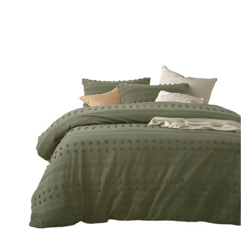 Vintage Design Homewares Sans Sovci Botanic Cotton Quilt Doona Duvet Cover Double