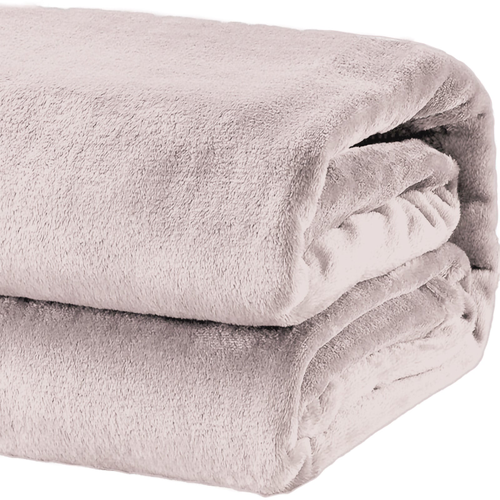 Renee Taylor Heavyweight Acrylic Mink Rose Blanket Throw Rug 220 x 240cm