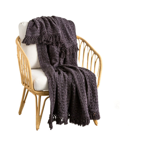 Renee Taylor Alysian Magnet Cotton Throw Rug Blanket 130 x 200cm