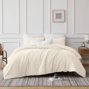 Renee Taylor 700TC Tencel Lyocell Cotton Quilt Doona Duvet Cover Ivory Super King