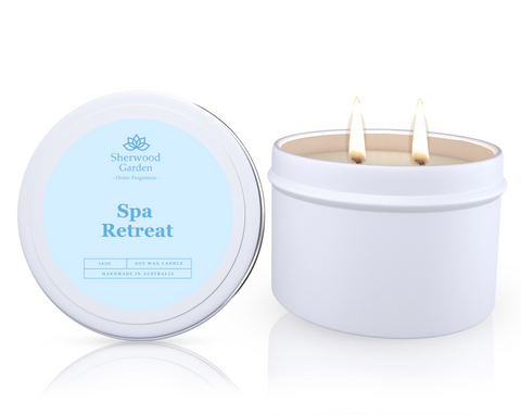 Sherwood Garden Spa Retreat Soy Wax Candle Tin 165g
